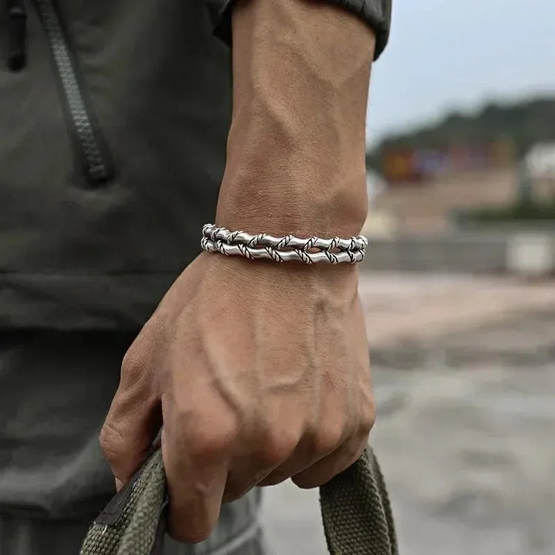 InMyEndz Elite “Cuff di Ferro” Twisted Open Bangle