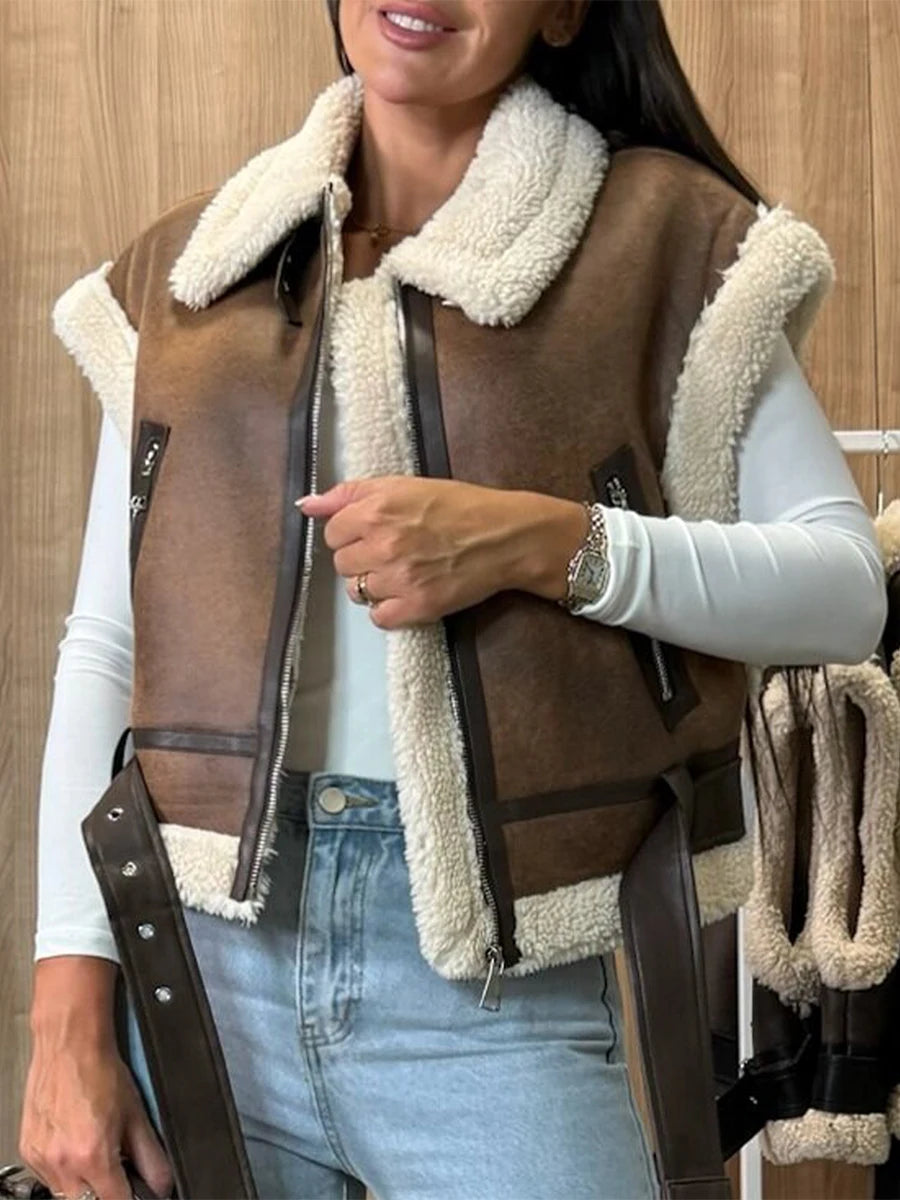 InMyEndz Queens Sherpa Vest – Street Luxe Winter Edition