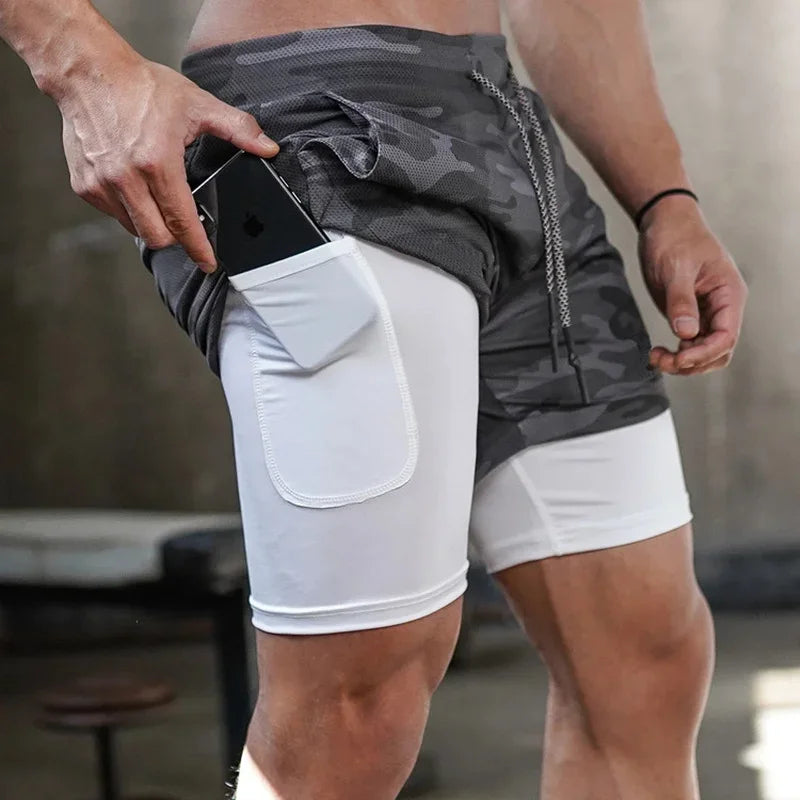 InMyEndz Elite “Urban Recon” 2‑in‑1 Camo Commando Shorts