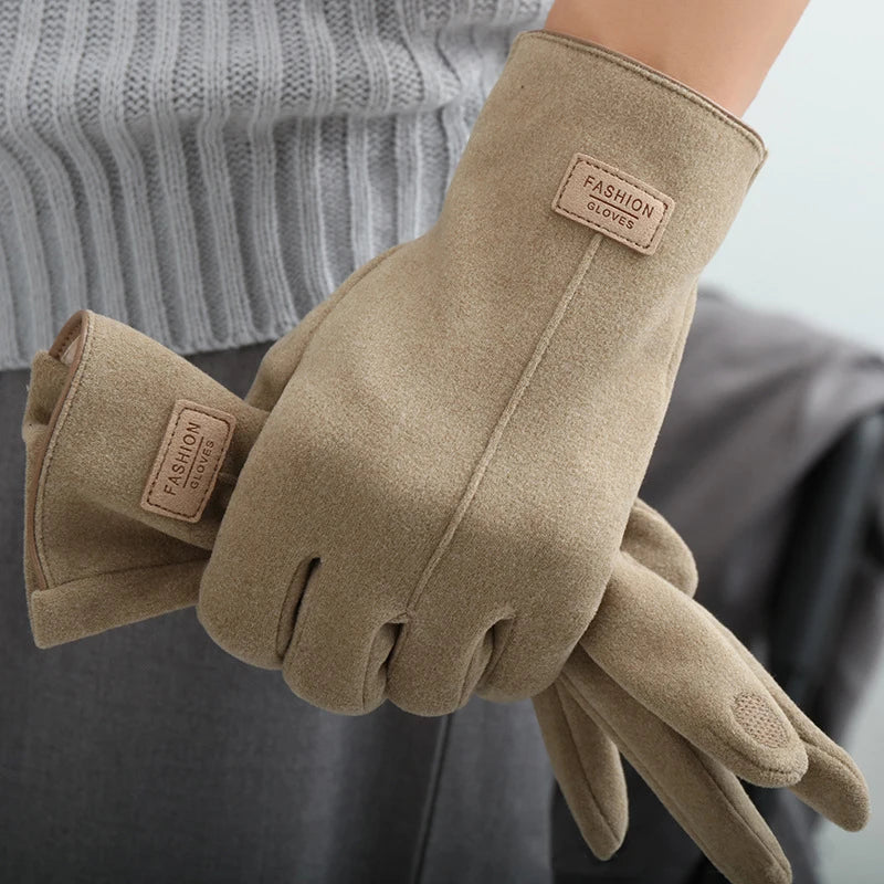 InMyEndz Suede Winter Gloves – Velvet Grind Edition