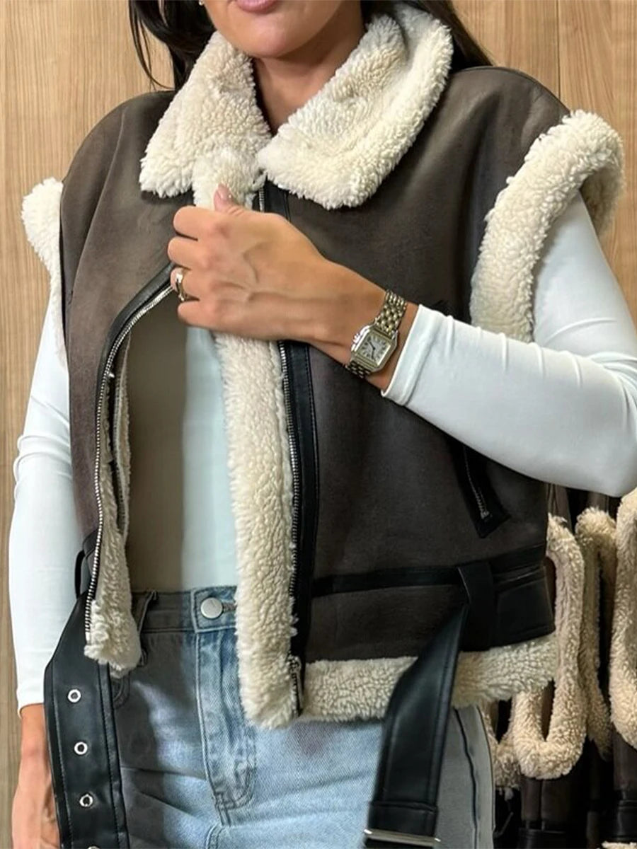 InMyEndz Queens Sherpa Vest – Street Luxe Winter Edition