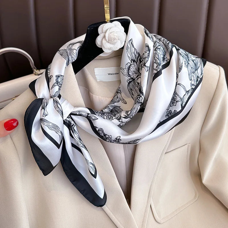 InMyEndz Queens Silk Scarf – Street Luxe Square Edition