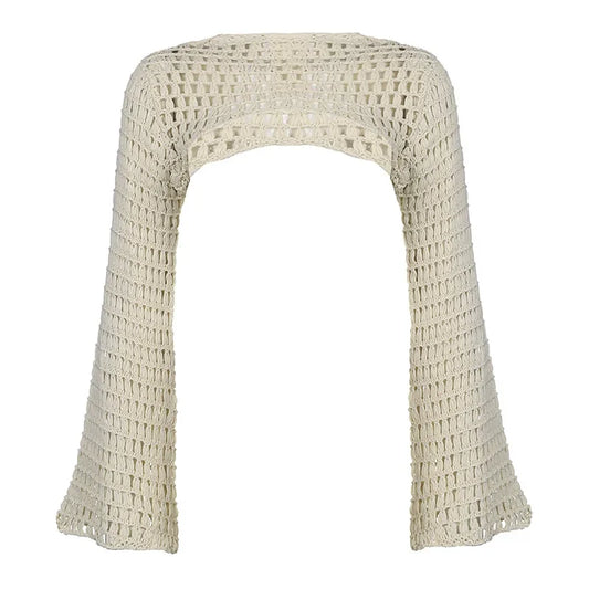 InMyEndz Queens Crochet Crop – Summer Mesh Heat